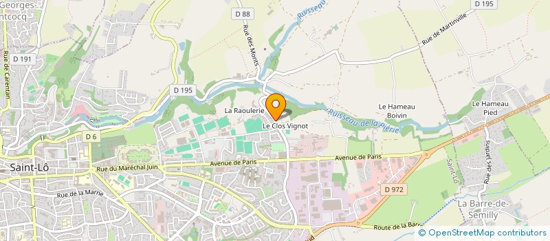 localisation de l'entreprise LA HERVURIE  LE TRONQUAY