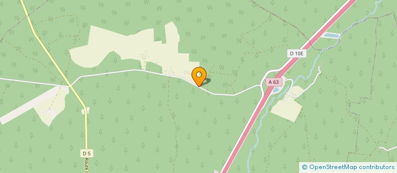 localisation de l'entreprise LA HESTE  CASTETS