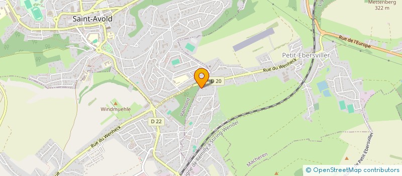 localisation de l'entreprise LA HETRAIE  MACHEREN