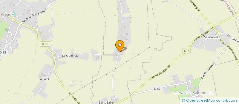 localisation de l'entreprise LA HETRAIE  LA VIEUX-RUE