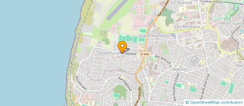 localisation de l'entreprise LA HEVE à LE HAVRE