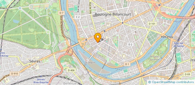 localisation de l'entreprise LA HILLA PRODUCTION à BOULOGNE-BILLANCOURT
