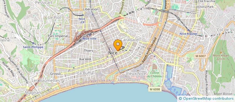 localisation de l'entreprise LA HIRE à NICE