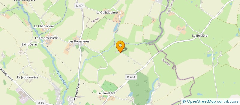 localisation de l'entreprise LA HIRE  SAINT-HILAIRE-DE-VOUST