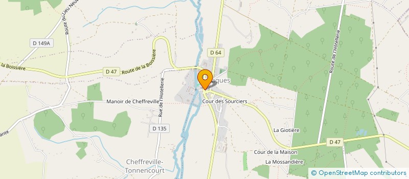 localisation de l'entreprise LA HOCHE  LIVAROT-PAYS-D'AUGE