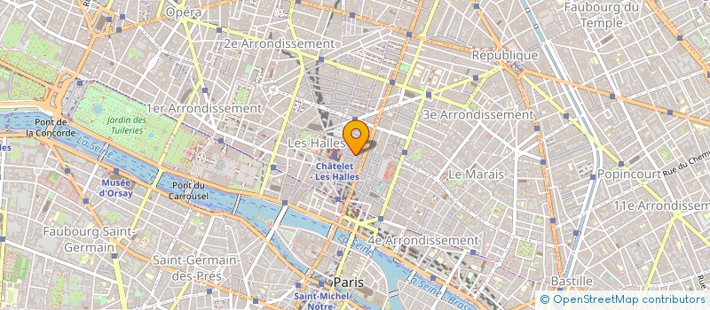 localisation de l'entreprise LA HOLDING  PARIS