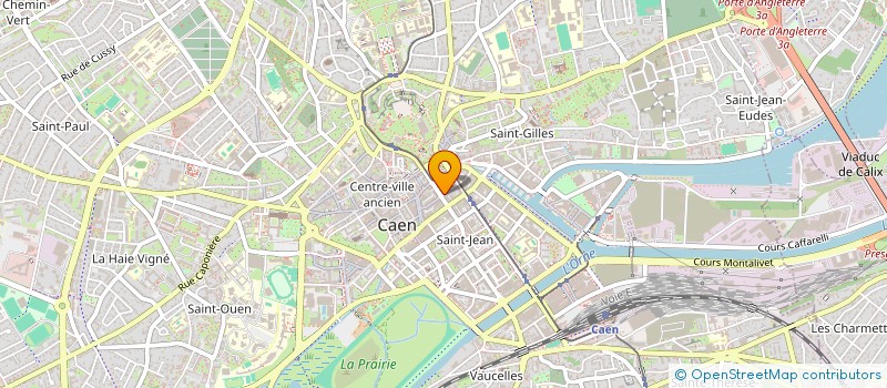 localisation de l'entreprise LA HOLDING à CAEN