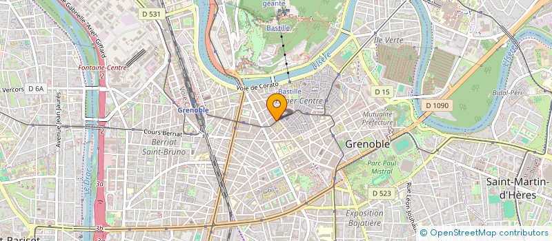 localisation de l'entreprise LA HOLDING BEVILACQUA LHB à GRENOBLE