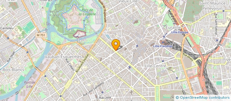 localisation de l'entreprise LA HOLDING D'OSCAR à LILLE