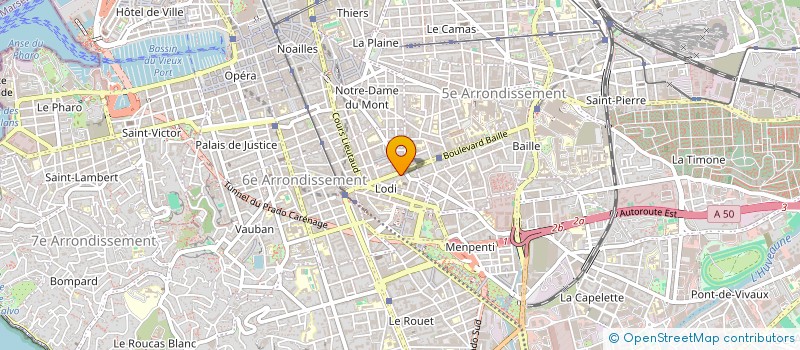 localisation de l'entreprise LA HOLDING DE FREHA  MARSEILLE