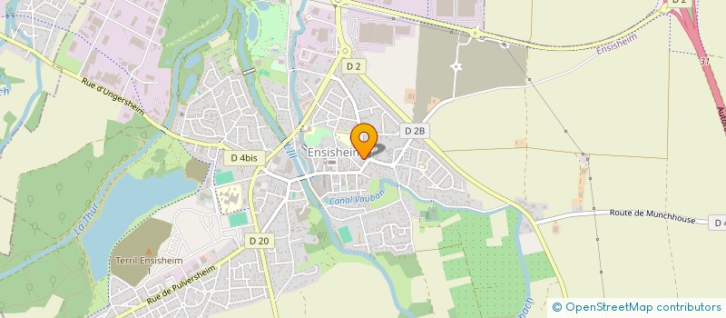 localisation de l'entreprise LA HOLDING DE THOMAS  ENSISHEIM