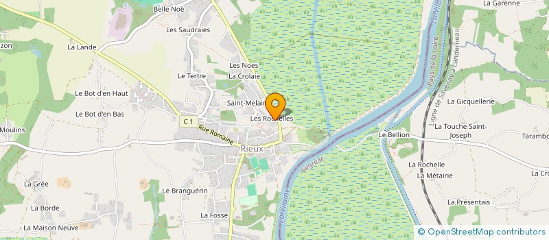 localisation de l'entreprise LA HOLDING DES ROCHELLES  RIEUX