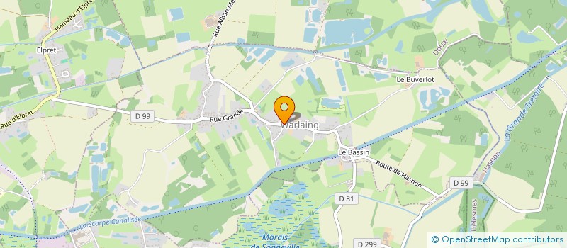 localisation de l'entreprise LA HOLDING DU BON SENS à WARLAING