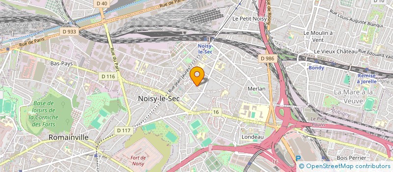 localisation de l'entreprise LA HOLDING DU CHIFFRE à NOISY-LE-SEC