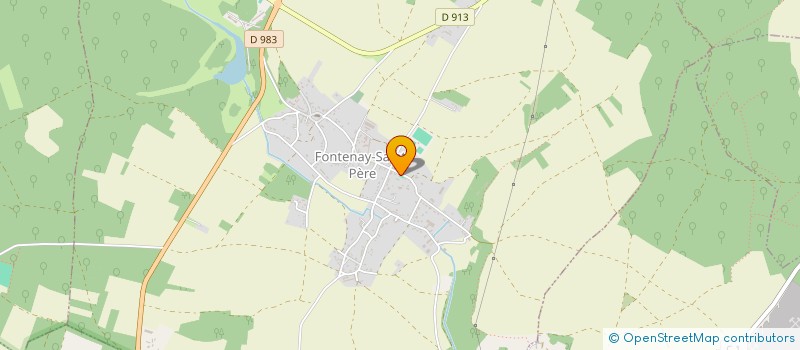 localisation de l'entreprise LA HOME ATTITUDE VOS PROJETS CLE EN MAIN à FONTENAY-SAINT-PERE