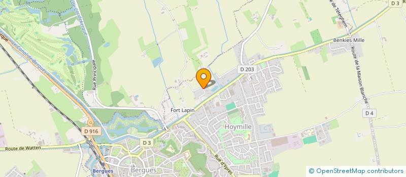 localisation de l'entreprise LA HONGROISE  HOYMILLE