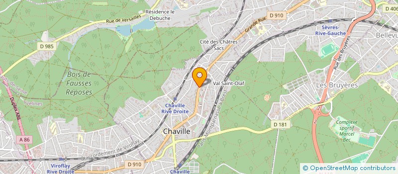localisation de l'entreprise LA HORAINE à CHAVILLE