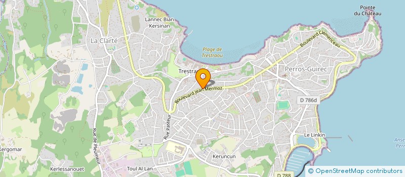 localisation de l'entreprise LA HORAINE  PERROS-GUIREC