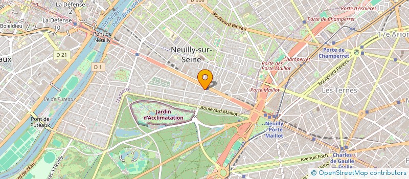 localisation de l'entreprise LA HORAINE à NEUILLY-SUR-SEINE
