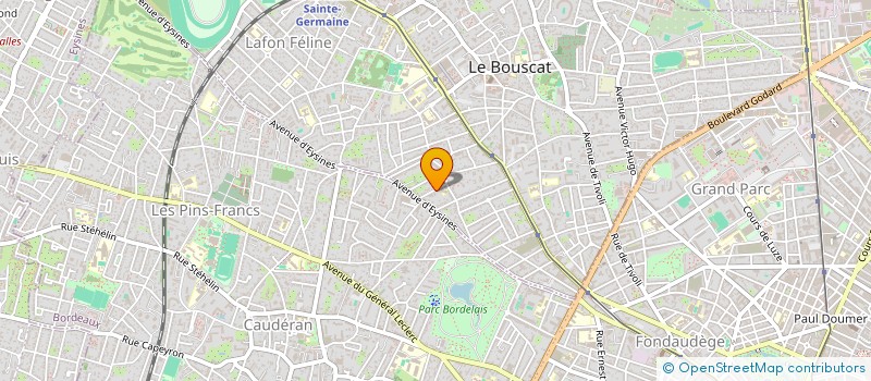 localisation de l'entreprise LA HORDE à LE BOUSCAT