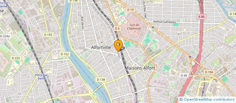 localisation de l'entreprise LA HORDE DES MONDES OUBLIES à ALFORTVILLE