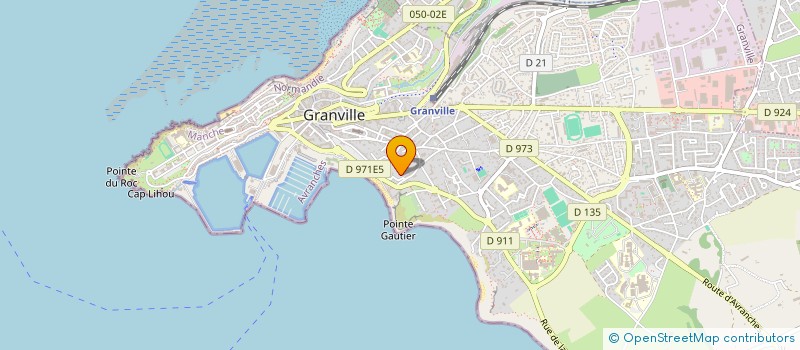localisation de l'entreprise LA HORIE à GRANVILLE