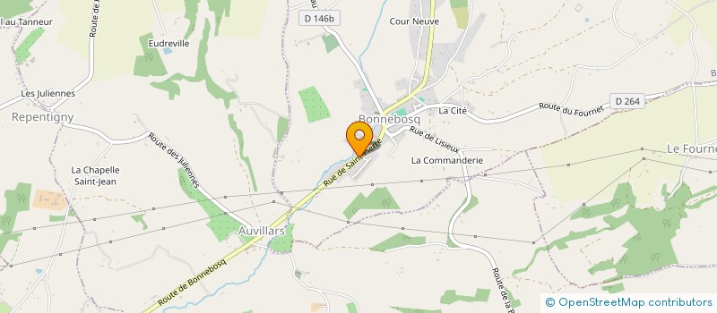 localisation de l'entreprise LA HOTTE DU PRODUCTEUR à MEZIDON VALLEE D'AUGE