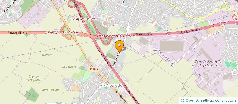 localisation de l'entreprise LA HOUBLONIERE  AIX-NOULETTE