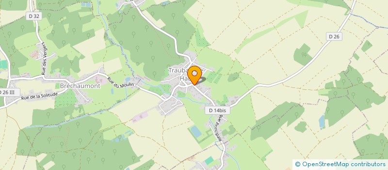 localisation de l'entreprise LA HOUBLONNERIE  TRAUBACH-LE-HAUT