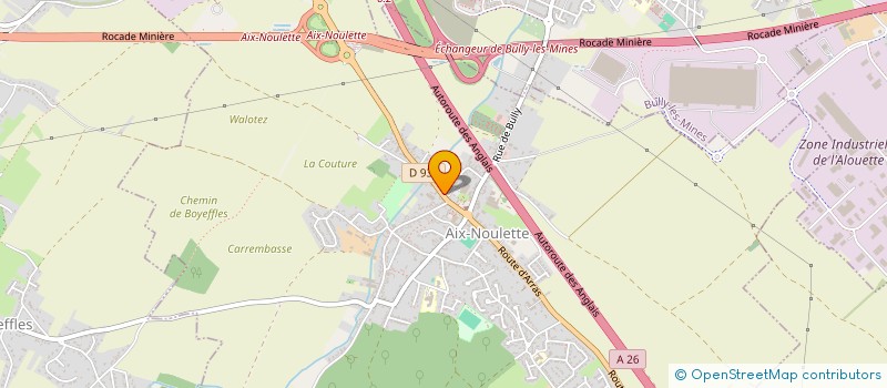 localisation de l'entreprise LA HOUBLONNIERE  AIX-NOULETTE