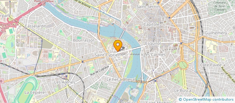 localisation de l'entreprise LA HOUBLONNIERE à TOULOUSE