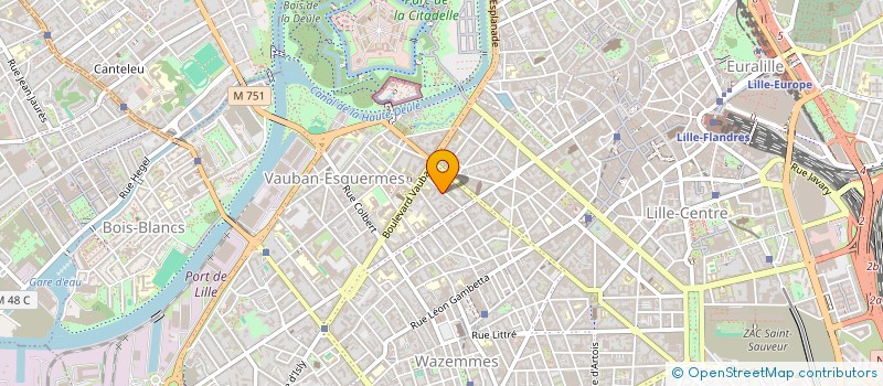 localisation de l'entreprise LA HOUBLONNIERE à LILLE