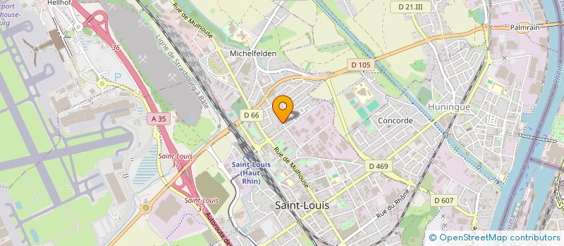 localisation de l'entreprise LA HOUBLONNIERE - PALAIS DE LA BIERE à SAINT-LOUIS
