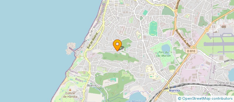 localisation de l'entreprise LA HOULE à BIARRITZ