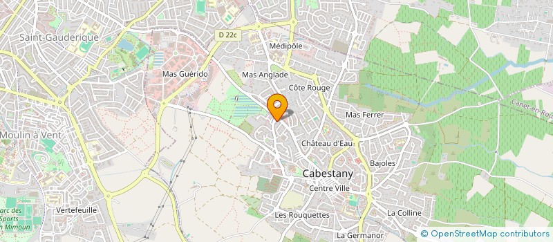 localisation de l'entreprise LA HOULE  CABESTANY