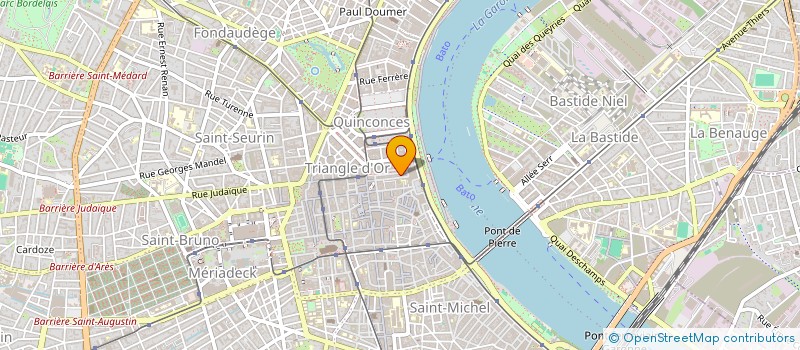 localisation de l'entreprise LA HOULE  BORDEAUX