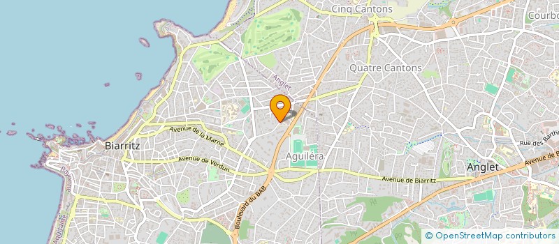 localisation de l'entreprise LA HOULE à BIARRITZ