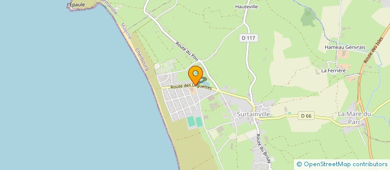 localisation de l'entreprise LA HOULE A FACETTES  SURTAINVILLE