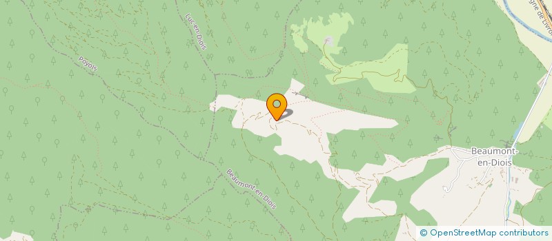 localisation de l'entreprise LA HOULETTE  SAINT-DIZIER-EN-DIOIS