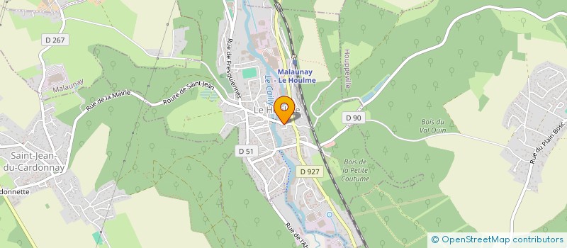 localisation de l'entreprise LA HOULMOISE AUTO à LE HOULME