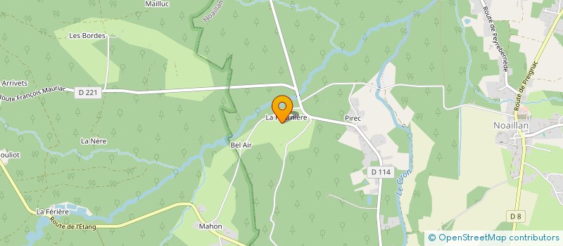 localisation de l'entreprise LA HOUNTA ET L'OLIVERAIE  UZESTE