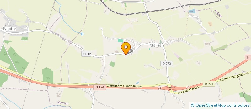 localisation de l'entreprise LA HOURNERE  MARSAN