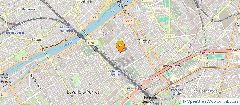 localisation de l'entreprise LA HOUSSAYE à CLICHY