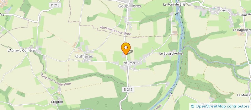 localisation de l'entreprise LA HOUSSAYE  OUFFIERES