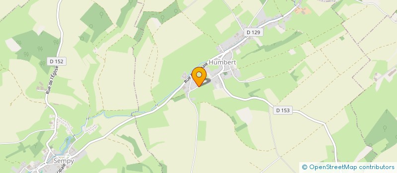 localisation de l'entreprise LA HOUSSOYE  HUMBERT