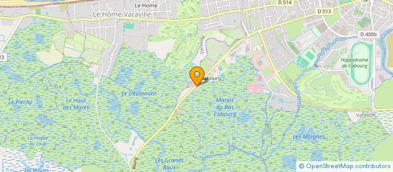 localisation de l'entreprise LA HUBERDIERE à CABOURG