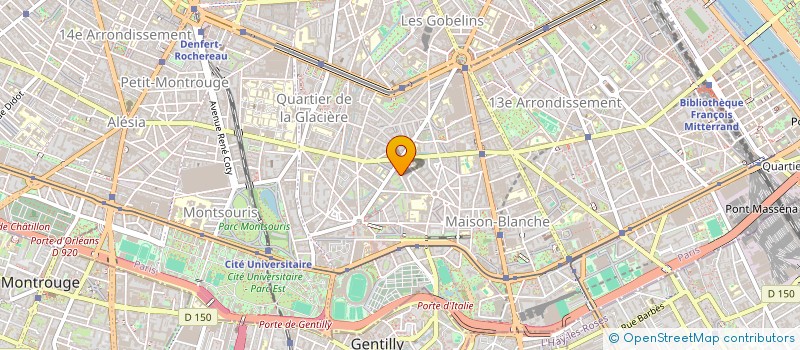 localisation de l'entreprise LA HUCHE  PARIS