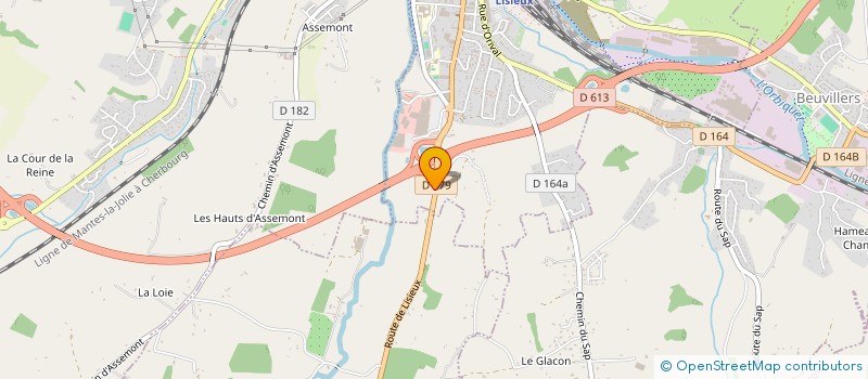 localisation de l'entreprise LA HUCHE A PAIN  SAINT-MARTIN-DE-LA-LIEUE