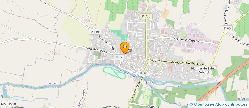 localisation de l'entreprise LA HUCHE A PAIN à JARNAC