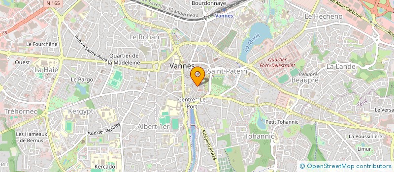 localisation de l'entreprise LA HUCHE A PAINS à VANNES